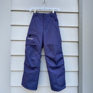 Columbia Snow Pants, Boys Size 7/8, Navy Blue